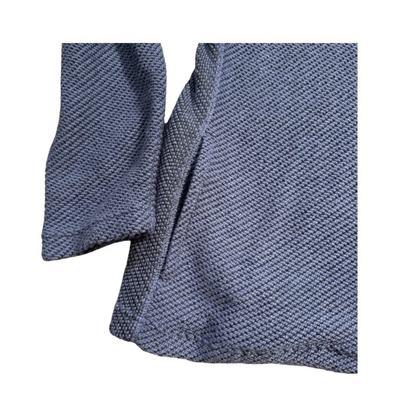 Southern Marsh Pullover Mens S Blue Pawleys Rope 1/4 Snap Knit Aztec Mock Neck - Picture 7 of 8